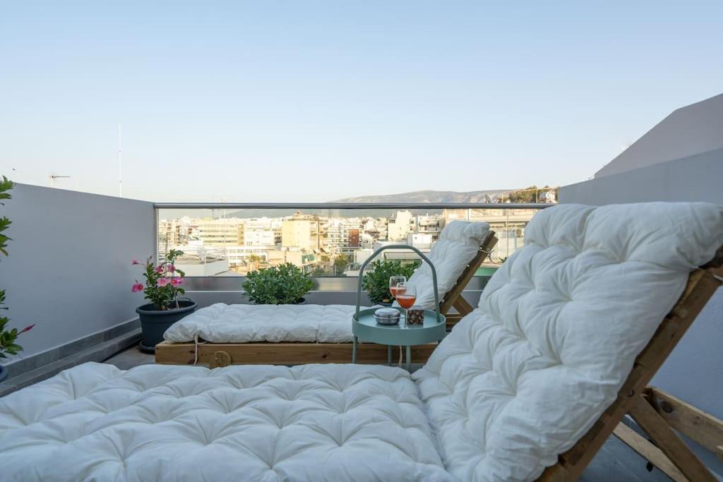 Апартаменты Duplex Acropolis View 2 Balconies Афины Экстерьер фото